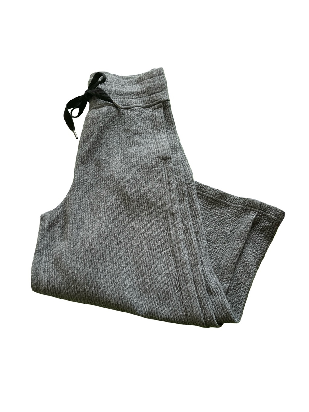 Lululemon Retreat Yourself Crop Heathered Core Dark Grey Wide Leg Womens Size 4